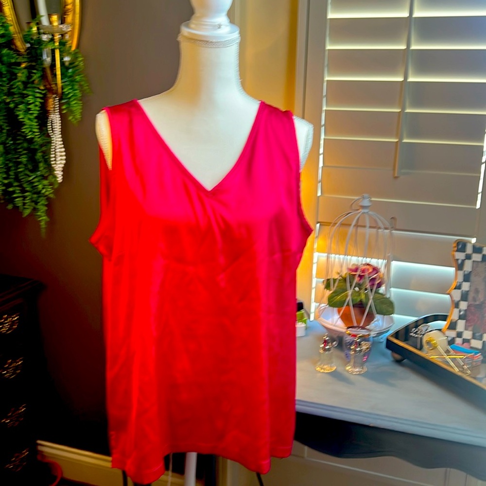 Pink, tank Chicos